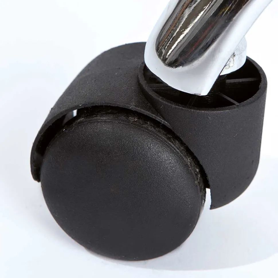 Grauer Chefsessel aus Mesh & Kunstleder - Echora