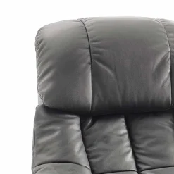 Grauer Fernsehessel Enjisaco mit ausklappbarer Schlaffunktion