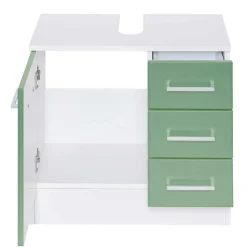Grüne Badezimmermöbel günstig - Loenixa (dreiteilig)