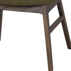 Grüner Armlehnenstuhl halbrund - Ohio (2er Set)