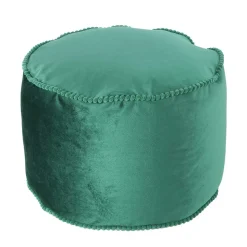 Grünes Meditationskissen mit Samtbezug - Lacredu