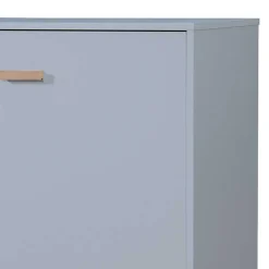 Große Kombi-Kommode in Grau mit Eiche - Caldaro