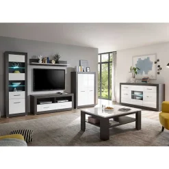 Große Wohnzimmer Einrichtung modern - Istensa (sechsteilig)