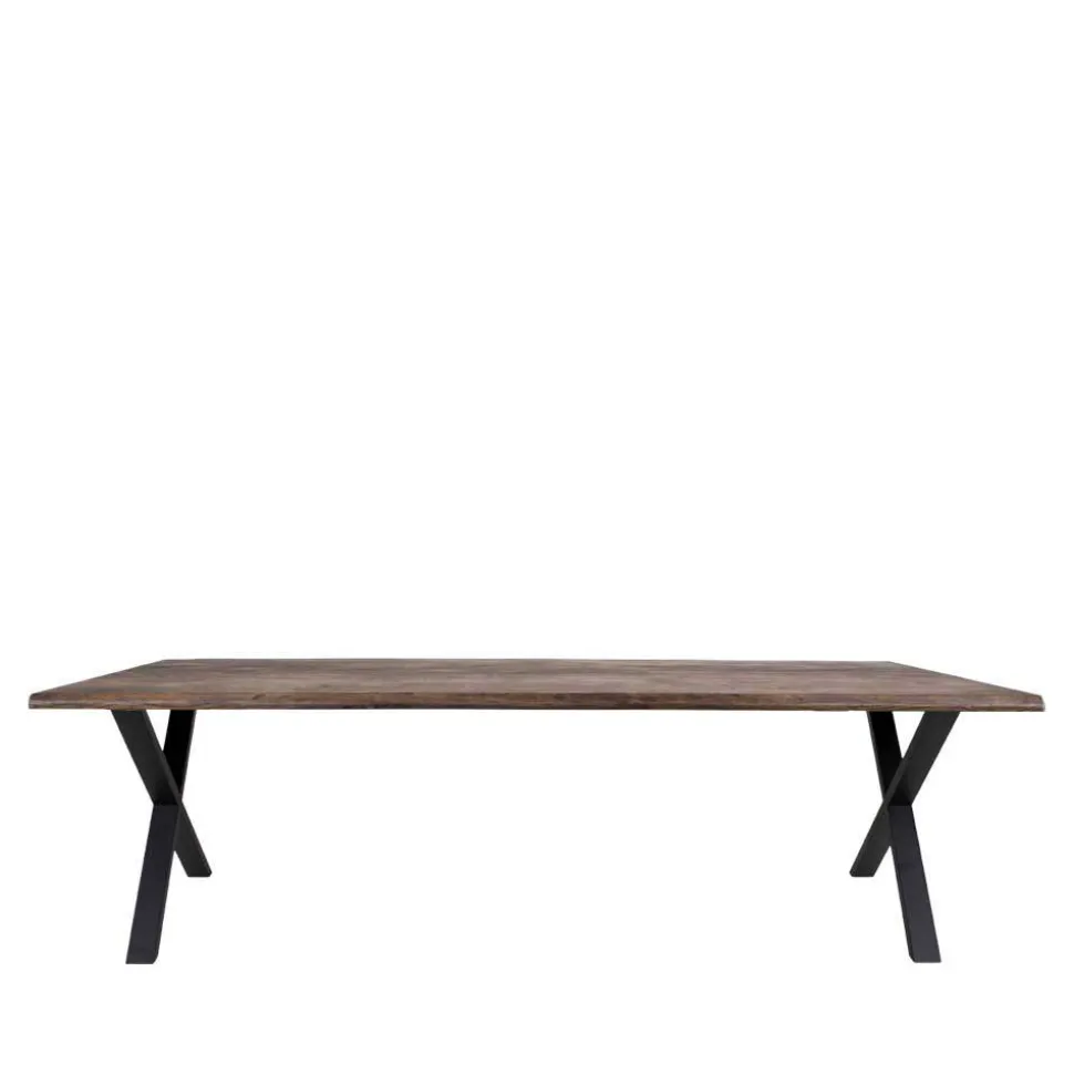 Großer Esszimmertisch aus Eiche Rauchfarben - Isabelon