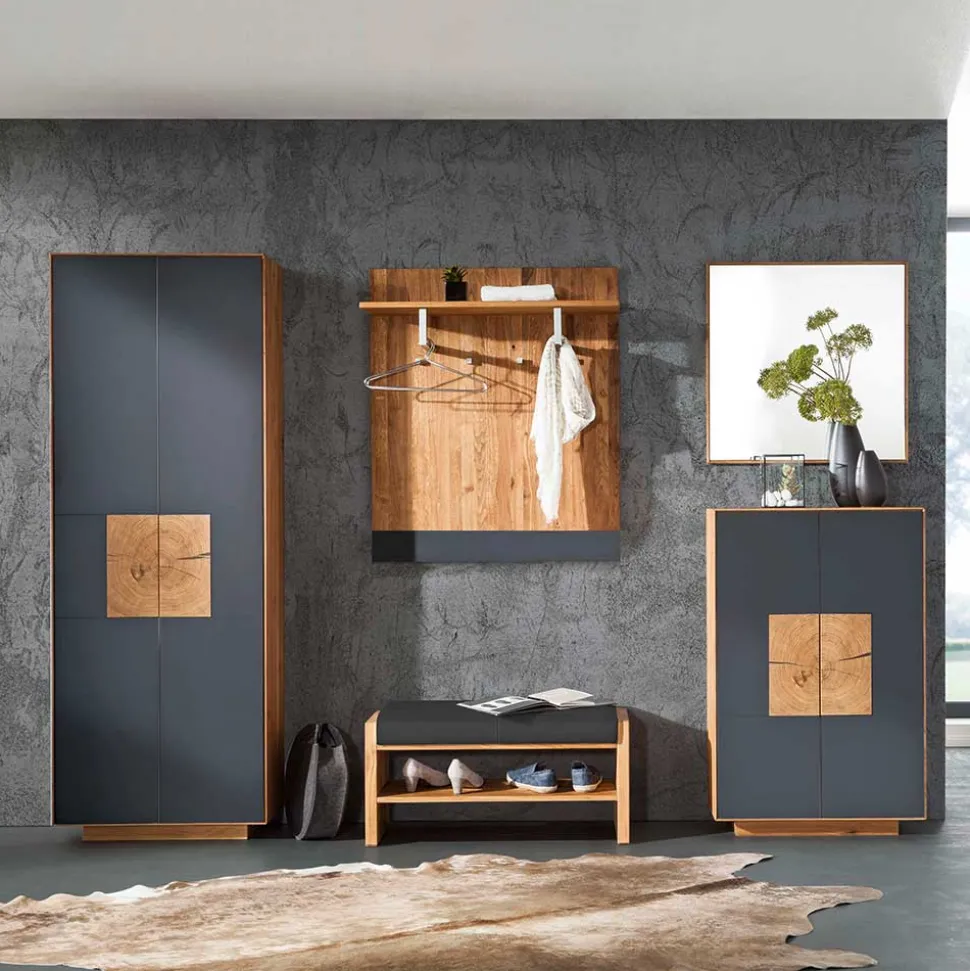 Großes Dielenmöbel Komplettset - Mandrey (fünfteilig)