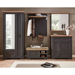 Großes Flurmöbel Set Landhaus - Thumbs (fünfteilig)