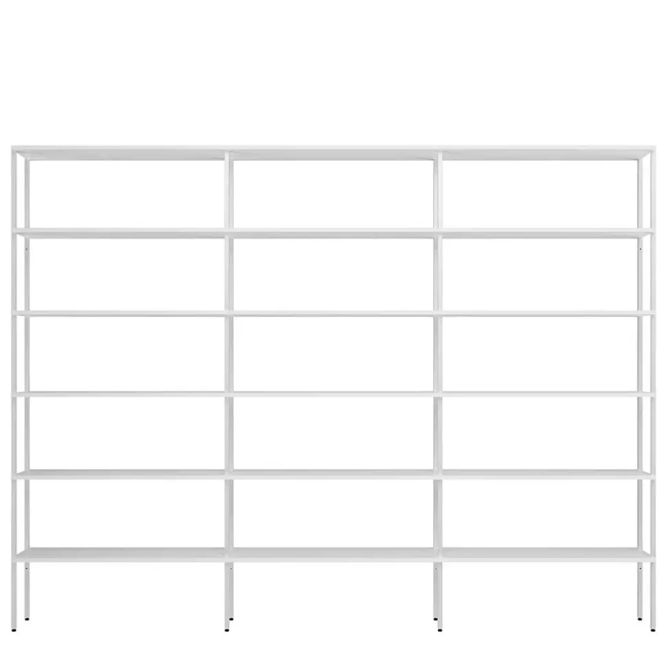 Großes Stauraum Regalsystem in Weiß - Leyma