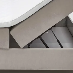 H3 Komplettbett mit Bettkasten in Hellbraun - Furcia