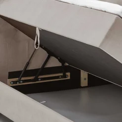 H3 Komplettbett mit Bettkasten in Hellbraun - Furcia