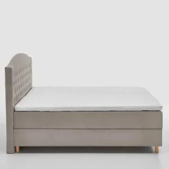 H3 Komplettbett mit Bettkasten in Hellbraun - Furcia