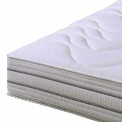 H4 Matratze mit Taschenfederkern 7-Zonen Cruba Bezug mit Klimaband