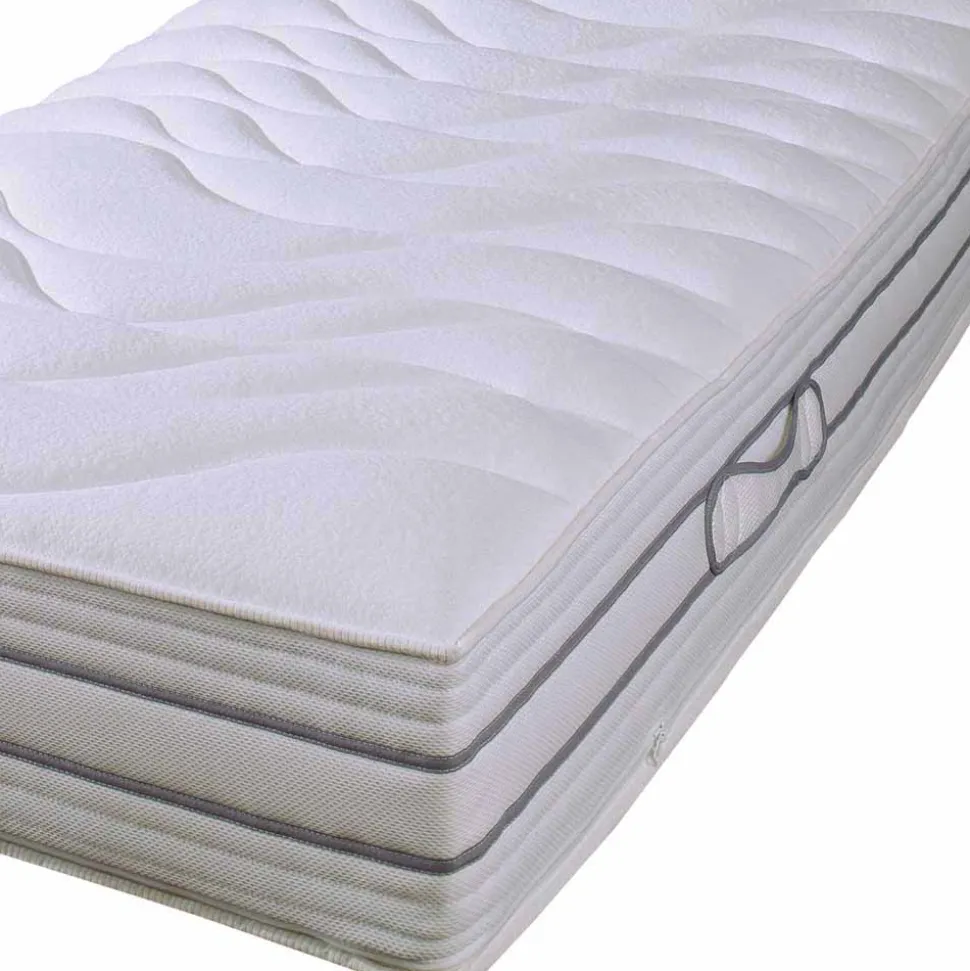 H4 Matratze mit Taschenfederkern 7-Zonen Cruba Bezug mit Klimaband