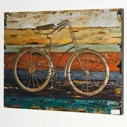 Hakengarderobe Lontrain mit Fahrrad Motiv