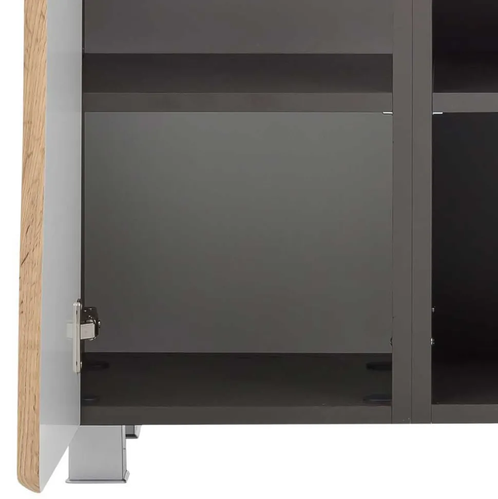 Halboffener Badschrank in Wildeiche Optik - Breznia