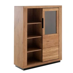 Halboffenes Highboard mit vier Fächern - Vlacoma