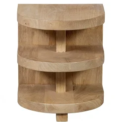 Halbrunder Beistelltisch im Skandi Design - Fuxiata