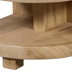 Halbrunder Beistelltisch im Skandi Design - Fuxiata