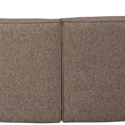 Halbrundes Esstisch-Sofa in Dunkelbraun - Sentiagamo