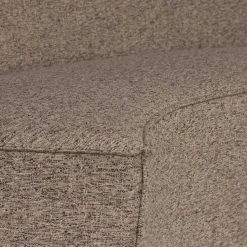 Halbrundes Esstischsofa in Dunkelbraun - Sentiagamo