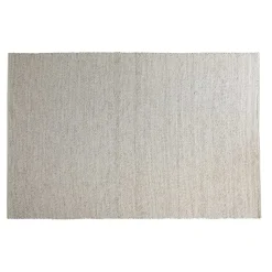 Handgefertigter Wollteppich in Beigegrau - Flexin