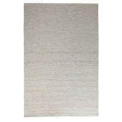 Handgefertigter Wollteppich in Beigegrau - Flexin