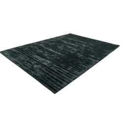 Handgewebter Teppich aus Wolle & Viskose gestreift - Setca