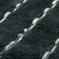 Handgewebter Teppich aus Wolle & Viskose gestreift - Setca