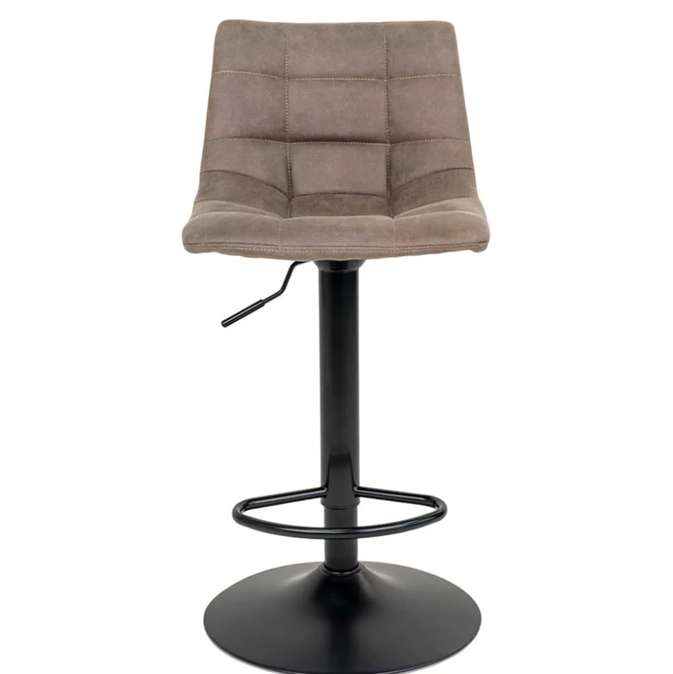 Hellbraune Barstühle höhenverstellbar - Ofmany (2er Set)