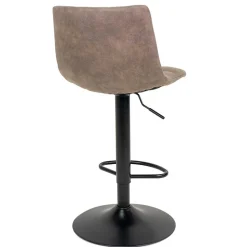 Hellbraune Barstühle höhenverstellbar - Ofmany (2er Set)