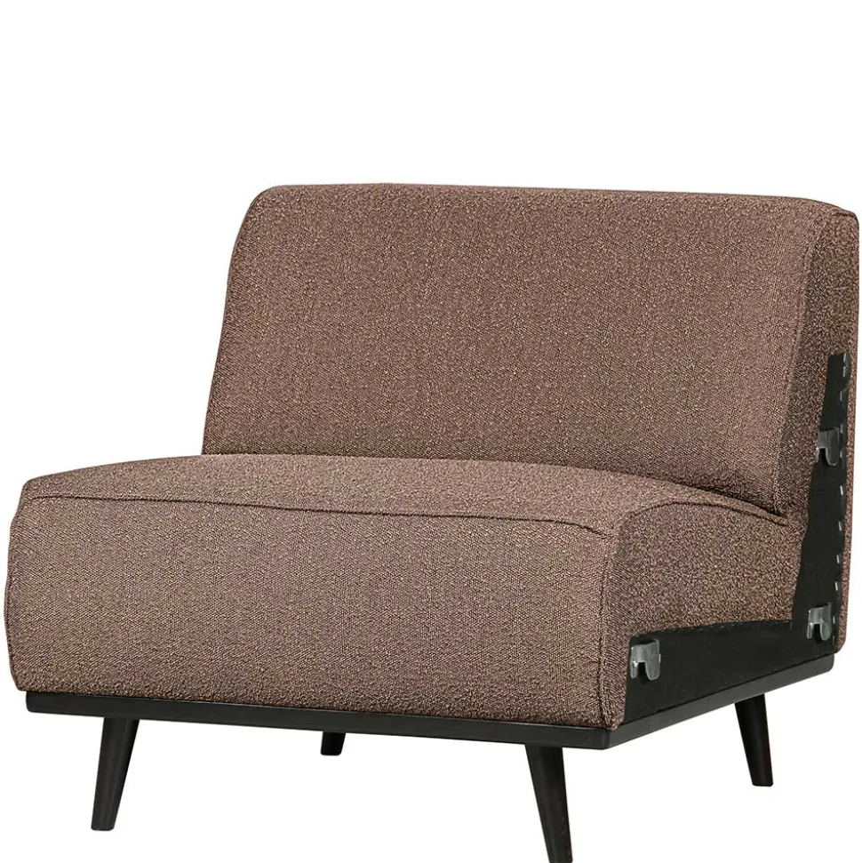 Hellbraunes Modulsofa-Element aus Boucle - Nyons