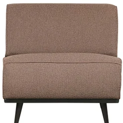Hellbraunes Modulsofa-Element aus Boucle - Nyons