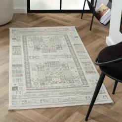 Heller Teppich Brücke in drei Größen - Serasmus