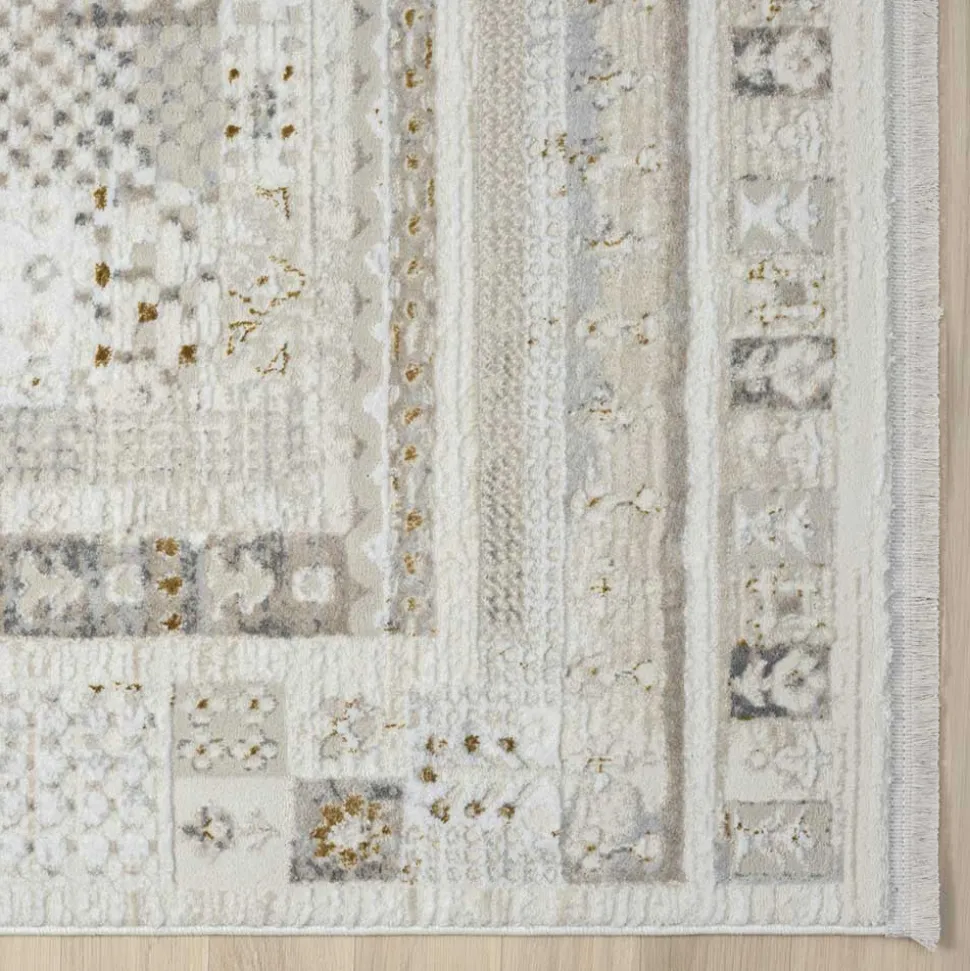 Heller Teppich Brücke in drei Größen - Serasmus