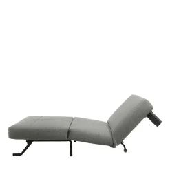 Hellgrauer Schlafsessel mit 85 cm Breite - Miracella