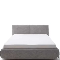 Hellgraues 180x200 Bett inklusive Matratzen - Atlona