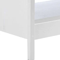 Herz Design Himmelbett in Weiß - Grandory