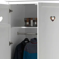 Herz Design Kinderzimmer in Weiß - Grandory (dreiteilig)