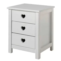 Herz Design Kinderzimmer in Weiß - Grandory (dreiteilig)