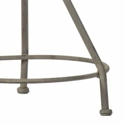 Höhenverstellbarer Arbeitshocker Ashvills aus Altholz Pinie