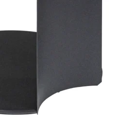 Höhenverstellbarer Beistelltisch in Marmor Optik Anthrazit - Holdin