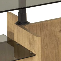 Höhenverstellbarer Couchtisch aus Parasolglas - Bonifazio