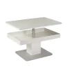 Höhenverstellbarer Couchtisch Greeno in Weiß