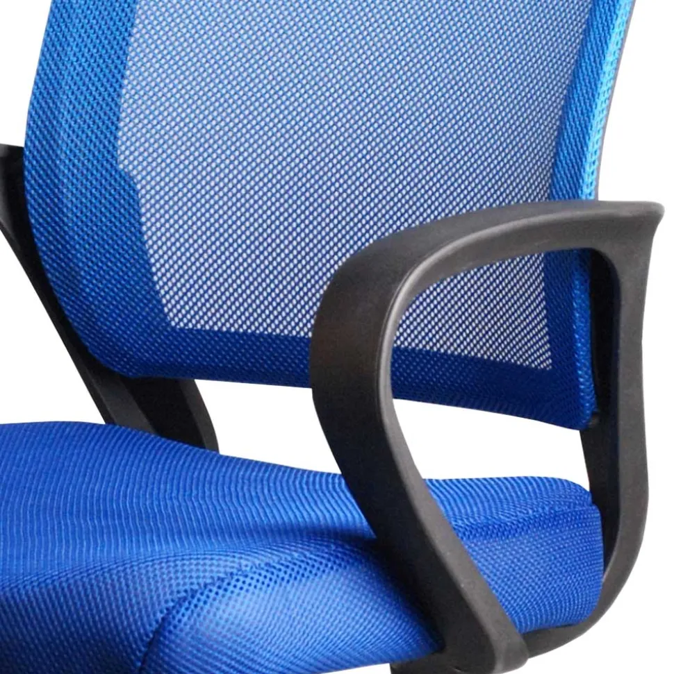 Höhenverstellbarer Drehstuhl mit Armlehnen - Zurian