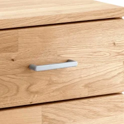 Höhenverstellbarer Schreibtisch aus Wildeiche - Rosenna