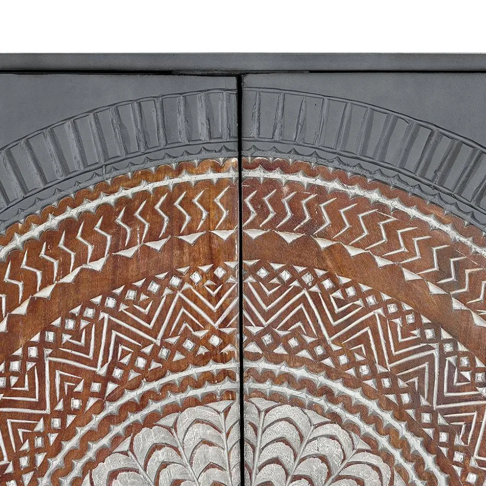 Highboard - dekorativ mit Mandala - Mesusco