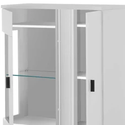 Highboard & TV Board & Wandboard mit LED - Tirol (dreiteilig)