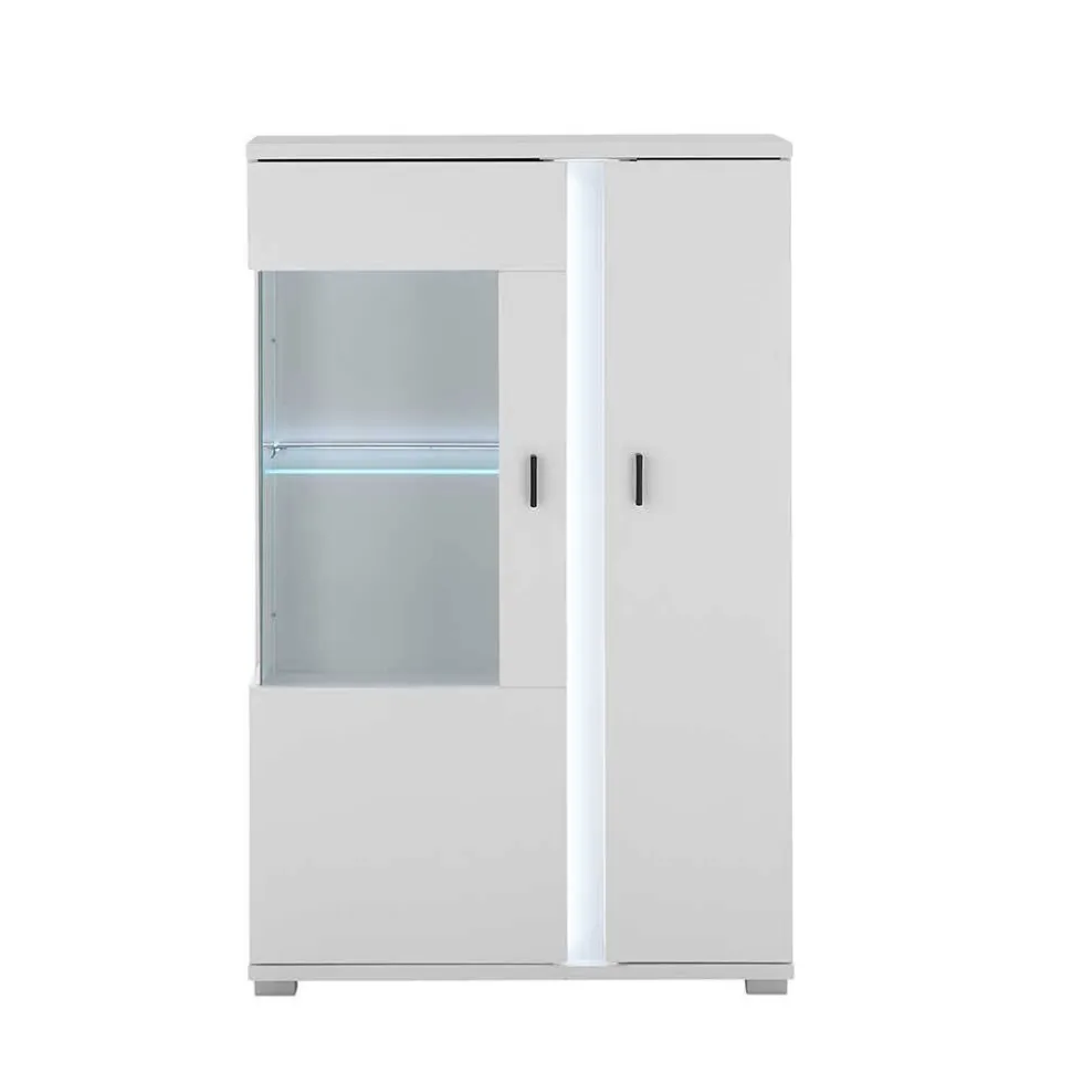 Highboard & TV Board & Wandboard mit LED - Tirol (dreiteilig)