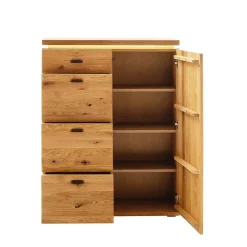 Highboard aus Balkeneiche Massivholz - Robats
