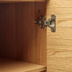 Highboard in Eichefarben und Anthrazit - Utperio