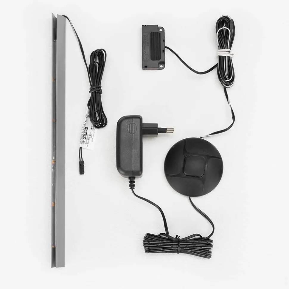 Highboard in Hellgrau & Zinneiche NB - Lioscas